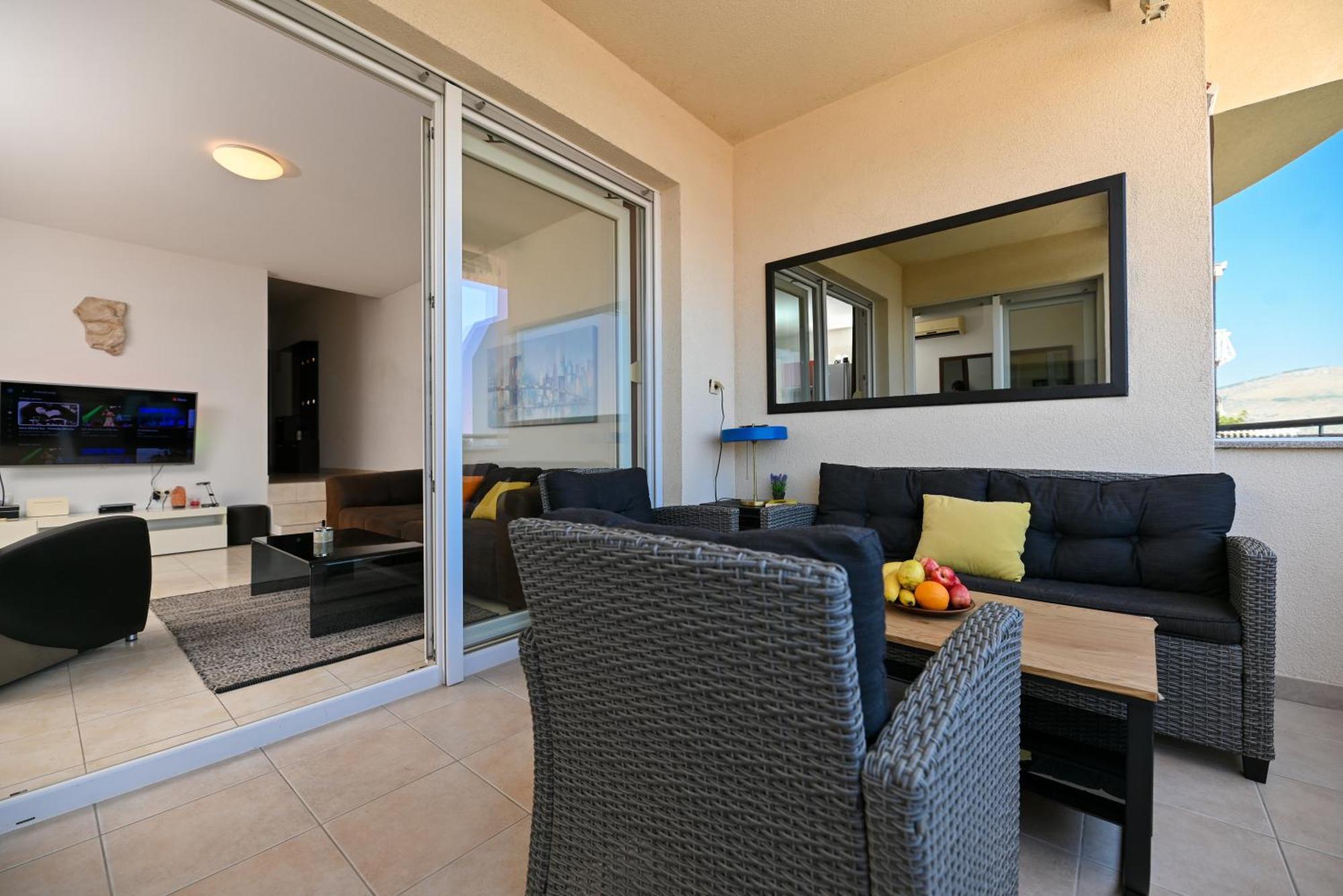 Sunny Place With Sea View Trogir Exteriér fotografie